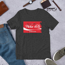 Load image into Gallery viewer, "Woka-Cola" Distressed Text Short-Sleeve Men's T-Shirt