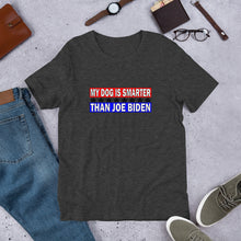Load image into Gallery viewer, "My Dog is Smarter than Joe Biden" Men's T-Shirt