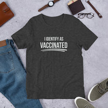 Load image into Gallery viewer, "I Identify as Vaccinated" Men's T-Shirt