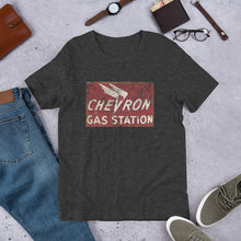 Load image into Gallery viewer, "Chevron Gasoline Station" Men's T-shirt