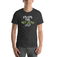 Load image into Gallery viewer, Escape the Net Zero Cult Men's T-shirt