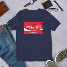 Load image into Gallery viewer, "Woka-Cola" Distressed Text Short-Sleeve Men's T-Shirt