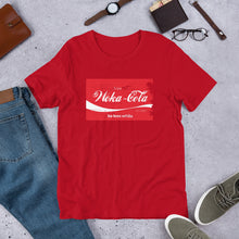 Load image into Gallery viewer, "Woka-Cola" Distressed Text Short-Sleeve Men's T-Shirt