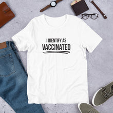 Load image into Gallery viewer, "I Identify as Vaccinated" Men's T-Shirt