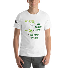 Load image into Gallery viewer, No CO2 No Plant Life No O2 No Life At All Men's T-shirt