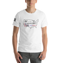 Load image into Gallery viewer, Oil Is The Lifeblood of America Men's t-shirt