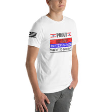 Load image into Gallery viewer, Proud Deplorable Bitter Clinger Threat to Democracy Men's T-shirt
