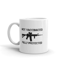 Load image into Gallery viewer, "Not Vaccinated Fully Protected" Mug