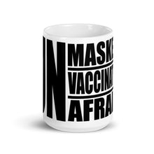 Load image into Gallery viewer, "UnMasked UnVaccinated UnAfraid" Men's mug