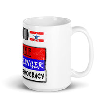 Load image into Gallery viewer, Proud Deplorable Bitter Clinger Threat to Democracy Mug