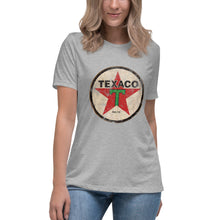 Load image into Gallery viewer, "Texaco Oil Sign" short sleeve Women's Fashion Fit T-Shirt