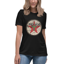 Load image into Gallery viewer, "Texaco Oil Sign" short sleeve Women's Fashion Fit T-Shirt