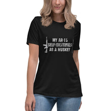 Load image into Gallery viewer, My AR-15 Self-Identifies as a Musket Short Sleeve Women's Fashion Fit T-Shirt