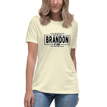 Load image into Gallery viewer, "Let's Go Brandon / FJB" Women's Fashion Fit T-Shirt