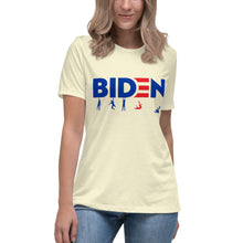 Load image into Gallery viewer, "BIDEN Leaving Americans Behind" Women's Fashion Fit T-Shirt
