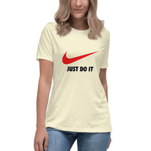 Load image into Gallery viewer, "Just Do It - Just Did It" Short Sleeve Women's Fashion Fit T-Shirt