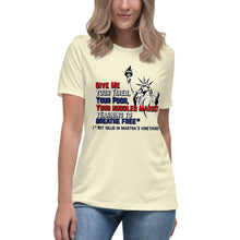 Load image into Gallery viewer, Give Me Your Tired But Not in Martha's Vineyard Short Sleeve Women's Fashion Fit T-Shirt