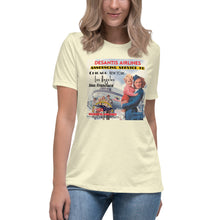 Load image into Gallery viewer, DeSantis Airlines Announcing New Service Short Sleeve Women's Fashion Fit T-Shirt