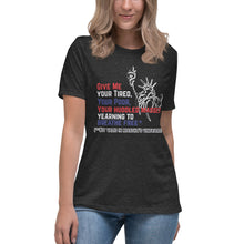 Load image into Gallery viewer, Give Me Your Tired But Not in Martha's Vineyard Short Sleeve Women's Fashion Fit T-Shirt