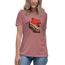 Load image into Gallery viewer, "Mobilegas Pegasus Sign" Short Sleeve Women's Fashion Fit T-Shirt