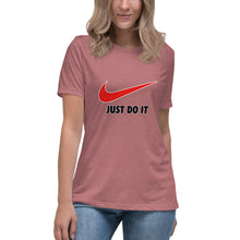 Load image into Gallery viewer, "Just Do It - Just Did It" Short Sleeve Women's Fashion Fit T-Shirt