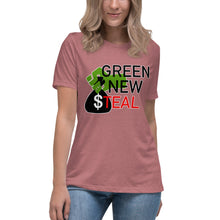 Load image into Gallery viewer, Green New Steal Short Sleeve Women's Fashion Fit T-Shirt