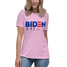 Load image into Gallery viewer, "BIDEN Leaving Americans Behind" Women's Fashion Fit T-Shirt
