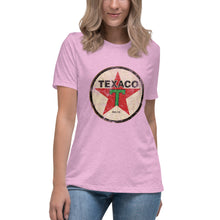 Load image into Gallery viewer, "Texaco Oil Sign" short sleeve Women's Fashion Fit T-Shirt
