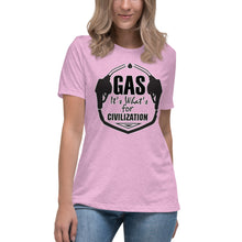 Load image into Gallery viewer, Gas It's What's for Civilization Short Sleeve Women's Fashion Fit T-Shirt