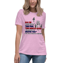 Load image into Gallery viewer, Give Me Your Tired But Not in Martha's Vineyard Short Sleeve Women's Fashion Fit T-Shirt