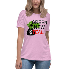 Load image into Gallery viewer, Green New Steal Short Sleeve Women's Fashion Fit T-Shirt