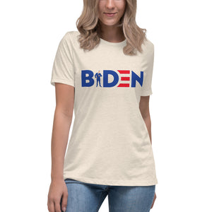 "Biden - Has somewhere to go" Women's Fashion Fit T-Shirt
