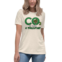 Load image into Gallery viewer, CO2 Is Not A Pollutant Short Sleeve Women's Fashion Fit T-Shirt