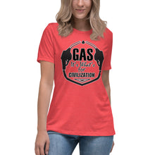 Load image into Gallery viewer, Gas It's What's for Civilization Short Sleeve Women's Fashion Fit T-Shirt