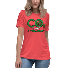 Load image into Gallery viewer, CO2 Is Not A Pollutant Short Sleeve Women's Fashion Fit T-Shirt