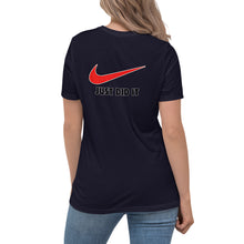 Load image into Gallery viewer, "Just Do It - Just Did It" Short Sleeve Women's Fashion Fit T-Shirt
