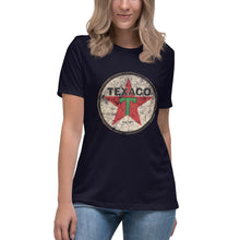 Load image into Gallery viewer, "Texaco Oil Sign" short sleeve Women's Fashion Fit T-Shirt