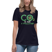 Load image into Gallery viewer, CO2 Is Not A Pollutant Short Sleeve Women's Fashion Fit T-Shirt