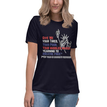 Load image into Gallery viewer, Give Me Your Tired But Not in Martha's Vineyard Short Sleeve Women's Fashion Fit T-Shirt