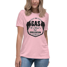 Load image into Gallery viewer, Gas It's What's for Civilization Short Sleeve Women's Fashion Fit T-Shirt