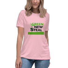 Load image into Gallery viewer, Green New Steal Short Sleeve Women's Fashion Fit T-Shirt