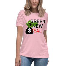 Load image into Gallery viewer, Green New Steal Short Sleeve Women's Fashion Fit T-Shirt