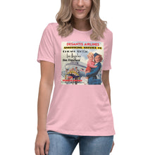 Load image into Gallery viewer, DeSantis Airlines Announcing New Service Short Sleeve Women's Fashion Fit T-Shirt