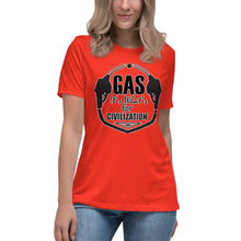 Load image into Gallery viewer, Gas It's What's for Civilization Short Sleeve Women's Fashion Fit T-Shirt