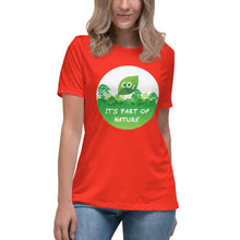 Load image into Gallery viewer, CO2 It's Part of Nature Short Sleeve Women's Fashion Fit T-Shirt