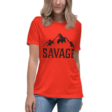 Load image into Gallery viewer, Savage Mountain Short Sleeve Women's Fashion Fit T-Shirt