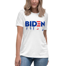 Load image into Gallery viewer, "BIDEN Leaving Americans Behind" Women's Fashion Fit T-Shirt
