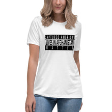 Load image into Gallery viewer, "Captured American Lives Matter" Women's Fashion Fit T-Shirt