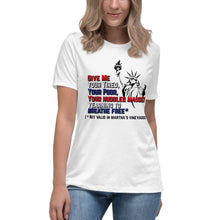 Load image into Gallery viewer, Give Me Your Tired But Not in Martha's Vineyard Short Sleeve Women's Fashion Fit T-Shirt