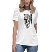 Load image into Gallery viewer, SAVAGE USA Flag Short Sleeve Women's Fashion Fit T-Shirt